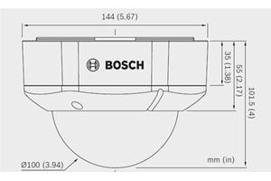 Telecamera DOME Day-Night Meccanico IP66 ANTIVANDALO -  risoluzione 540TVL/580TV