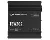 TSW202 Teltonika Switch PoE Managed Industriale - 8 porte Ethernet RJ45 Gigabit +2 SFP 