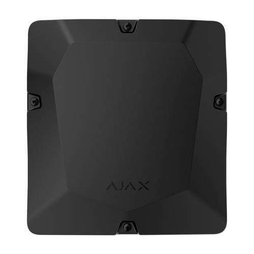 Contenitore Ajax Case D (430mm), box metallico per installazione moduli MultiTransmitter, alimentatori e Hub. Dimensioni 430mm, tamper antisabotaggio, predisposizione alimentazione. Certificazione Grade 2, colore nero.