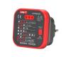 UT07B-EU Uni-Trend Technology Tester prese EU/Schuko con indicazione stato cablaggio, tensione 220-250V AC, LED indicatori