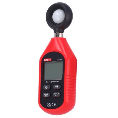 UT383 Uni-Trend Technology Luxmetro digitale 0-200000lux, sensore separato, range automatico, max/min, hold