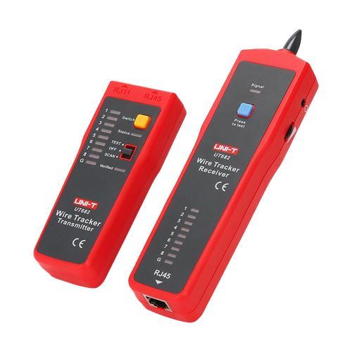UT682 UNI-T Cercacavi e tester con generatore di tono, identifica cavi in muro, RJ45/RJ11, volume regolabile
