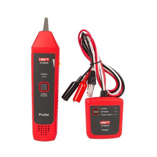 UT682D Uni-Trend Technology Cercacavi e tester con display LCD, localizzazione cavi, misura lunghezza, RJ45/RJ11