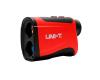 LM1000 UNI-T Telemetro laser 1000yd con cannocchiale 6X, misura distanza/altezza/velocità fino a 300km/h, angolo ±45°, batteria Li-ion