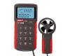 UT362 UNI-T Termoanemometro con sonda separata, 0.4-30m/s, -10°C~50°C, portata volumetrica, USB