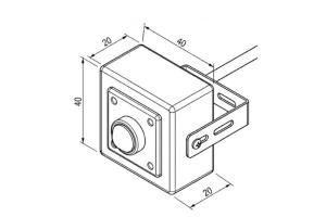 Telecamera 1080P Full HD ottica Pinhole 3,7mm