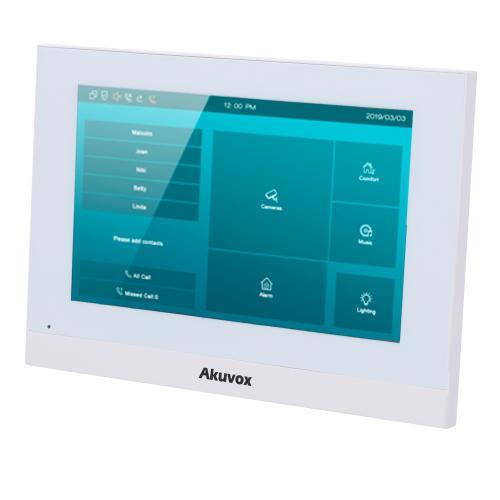 Monitor 7" 2 fili Akuvox C313W-LP-2 bianco