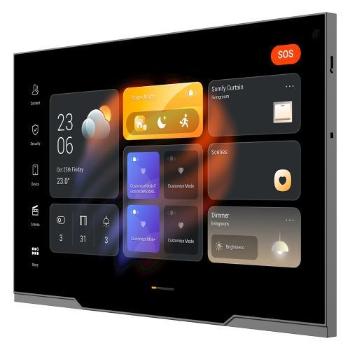 Monitor domotico Akubela 12" PoE 8 input allarme