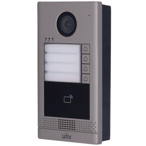 Postazione esterna IP 4 appartamenti 2MP PoE