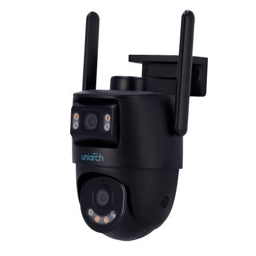 Dome PT WiFi 2x3MP doppia ottica panor. nero