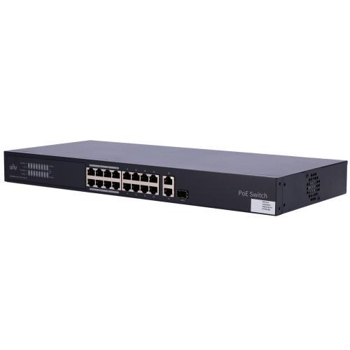 Switch PoE 16p 10/100 + 2 GbE + SFP 250W