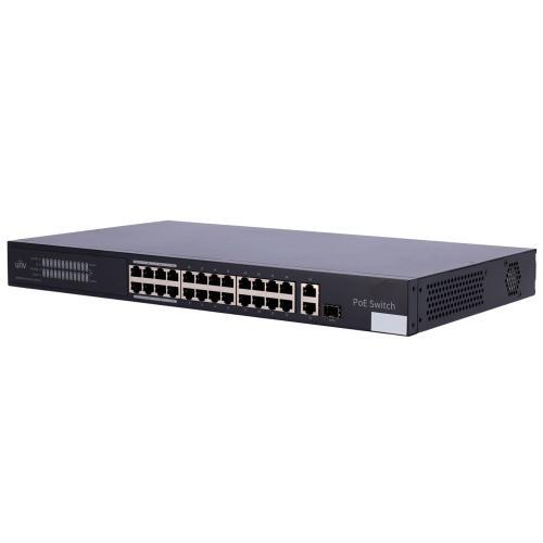 Switch PoE 24p 10/100 + 2 GbE + SFP 370W