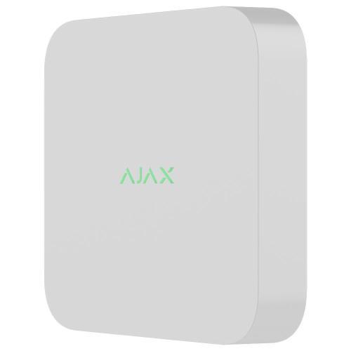 NVR Ajax DC 16 canali, bassa tensione 8-16V DC, HDD 16TB, fanless, bianco
