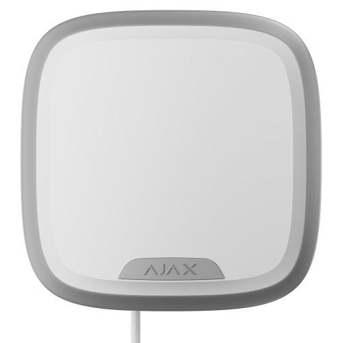 Sirena esterna Fibra cablata 113dB, LED strobo, antisabotaggio, IP54, bianca