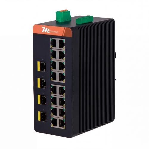 Switch industriale managed 20 porte Gigabit con 16 PoE++ Hi-PoE 90W (240W