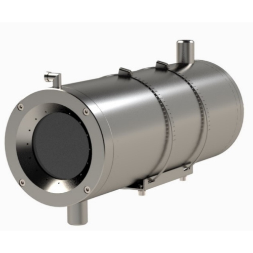 Custodia raffreddata CRL150 con barriera d'aria (alte temperature) - 280 mm, finestra germanio Ø55 mm