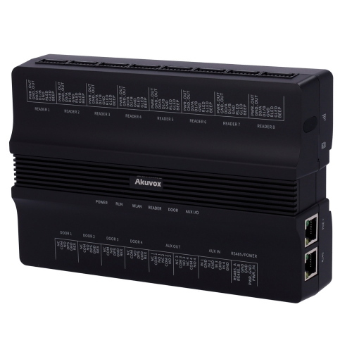 Controller accessi 4 varchi 8 rele PoE WiFi LTE 100.000 utenti
