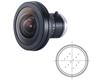FE185C086HA-1 Ottica fujinon 1" C Mount 2.7mm diaframma f/1.8 5 Megapixel Manual Iris Fisheye Lens