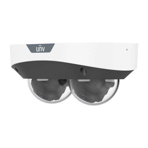 Dome IP doppia ottica 2x2MP 4 mm WDR 130dB IR 30 m
