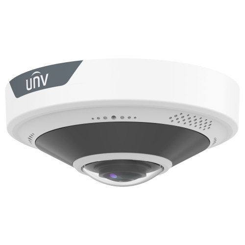 Fisheye IP 6MP 360 gradi IR 15m audio IK10 PoE