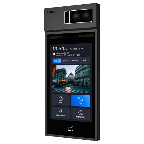 AK-S538 piastra IP touch 8" 5MP face BLE IP66
