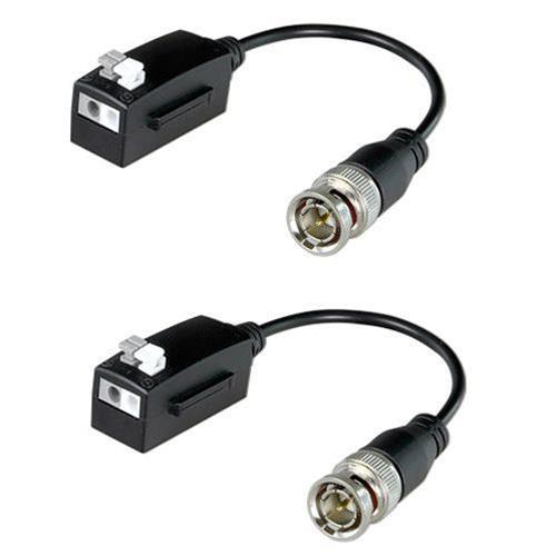 Balun ricetrasmettitore passivo PoC- Ottimizzato per HDTVI, HDCVI e AHD - 1 canale video