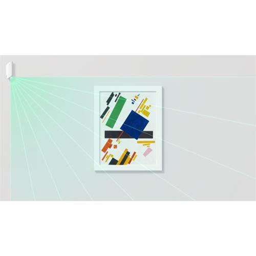 Rilevatore PIR a tenda wireless Jeweller, fascio 6°x90°, portata 15m, bianco