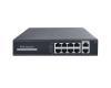 Switch PoE Gigabit con 8 porte RJ45 e 2 porte RJ45 Uplink