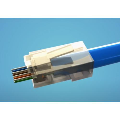 Connettore RJ45 passante pass-through