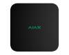 Videoregistratore Ajax NVR 16 canali, registratore di rete per telecamere IP Ajax e ONVIF. Slot HDD, uscita video HDMI, gestione remota da app. Registrazione H.265+, playback intelligente, colore nero.