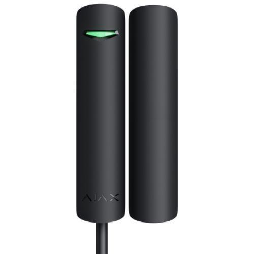 Ajax Fibra - Contatto magnetico per porta/finestra con rilevamento di vibrazione e inclinazione - Protocollo Fibra - nero