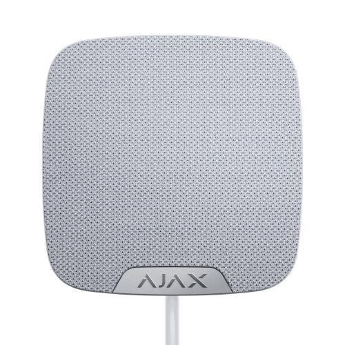 Ajax Fibra - Sirena da interno - Protocollo Fibra - Certificato di Grado 3 - Bidirezionale - bianco