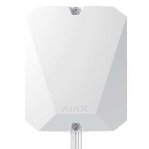 Centrale Ajax Hub Hybrid 4G cablata Fibra, wireless Jeweller, 100 dispositivi, bianca