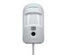 Rilevatore PIR cablato Fibra con fotocamera, 12m, antimask, pet immune, bianco