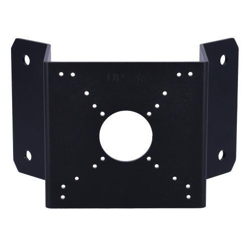 Staffa angolare bullet e dome alluminio nero