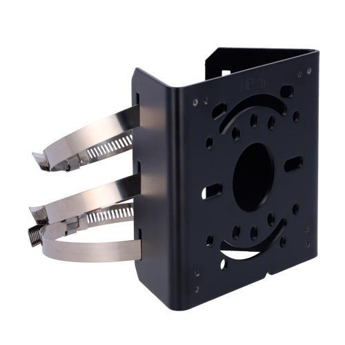 Adattatore palo universale bullet, finitura nera