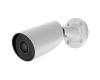 Telecamera Ajax BulletCam 8Mp wireless Jeweller, camera IP bullet da esterno con ottica fissa 4mm. Risoluzione 8 Megapixel, IR intelligente, protezione IP65. Analisi video AI integrata, colore bianco.