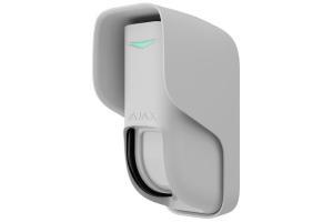 Rilevatore movimento a tenda wireless esterno, doppia tecnologia PIR+MW, Jeweller, bianco