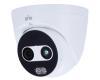Telecamera bispecttrale termica+ottica 4MP dome 2.6mm