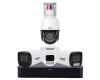 Kit demo Uniview NVR 8CH PoE + 4 cam miste