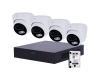Kit PoE 4 Turret 4MP + NVR 8CH + HDD 1TB