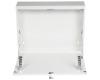Armadio rack 19" 2U verticale da parete, bianco