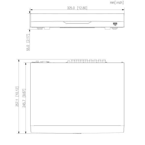 VideoHUB Ibrido 16 + 16 canali 4K AI 1 HDD