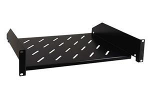 Ripiano rack nero 2 unità profondità 315mm