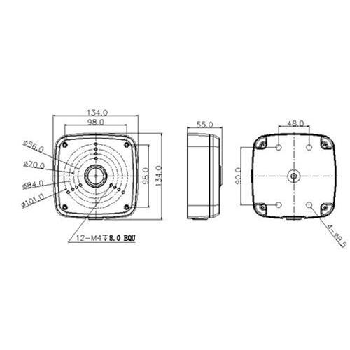 Junction Box in alluminio IP66