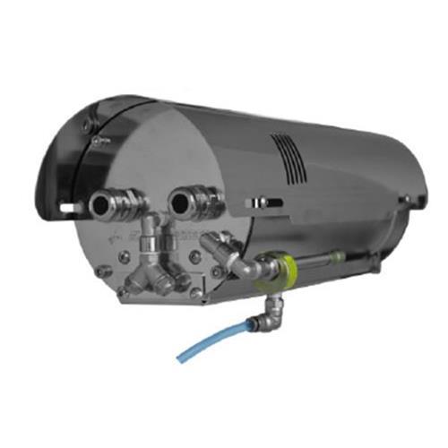 Custodia in acciaio inox AISI 316L con sistema di raffreddamento ad aria compressa